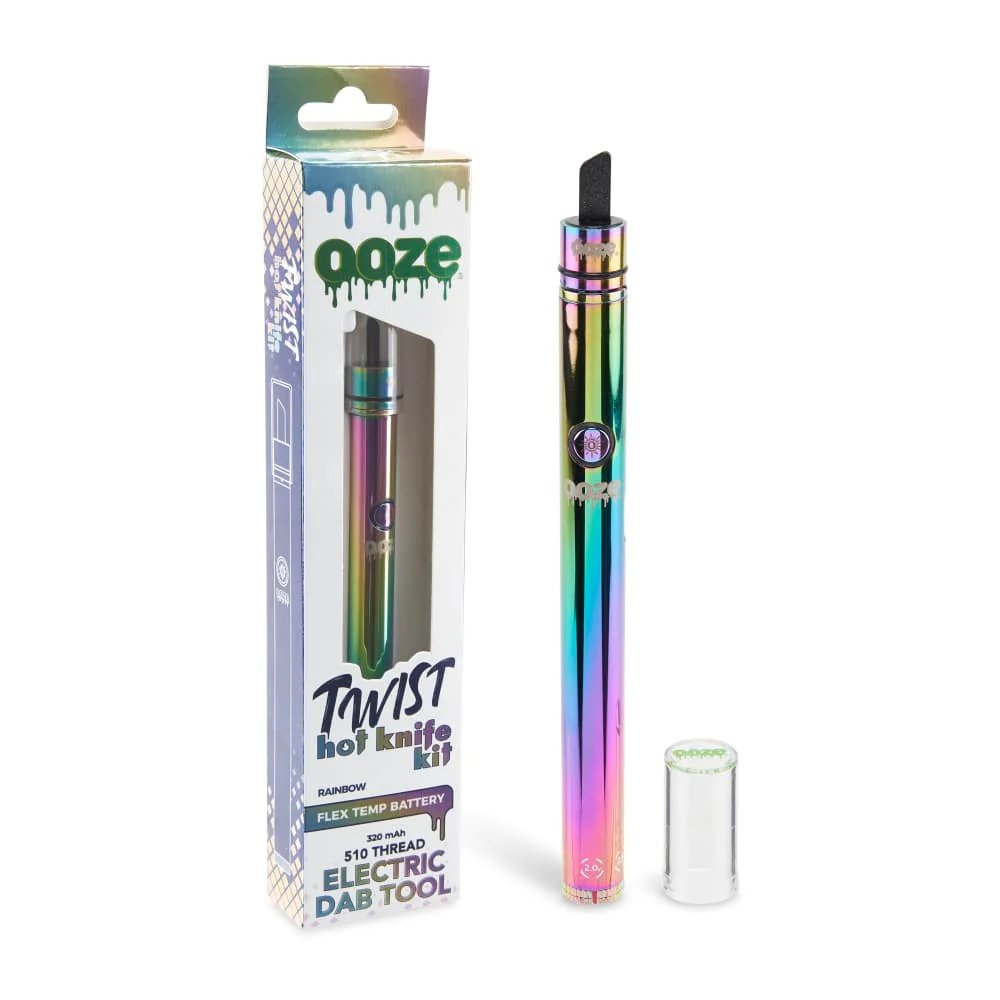 OOZE TWIST HOT KNIFE KIT ELECTRIC DAB TOOL (1pc) (MSRP: 27.99ea) (RAINBOW)
