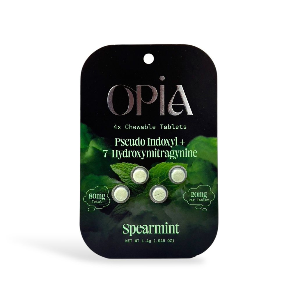 OPIA 7 Hydroxy + Pseudo 4ct Tabs/ 80mg Per Pack DISPLAY (10pcs)