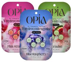 OPIA 7 HYDROXY TABLETS 120mg 4ct DISPLAY (10pcs) (MSRP: $34.99ea) (Watermelon)
