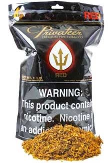 PRIVATEER PIPE TOBACCO 16oz BAG (1pc) (RED (FULL FLAVOR))