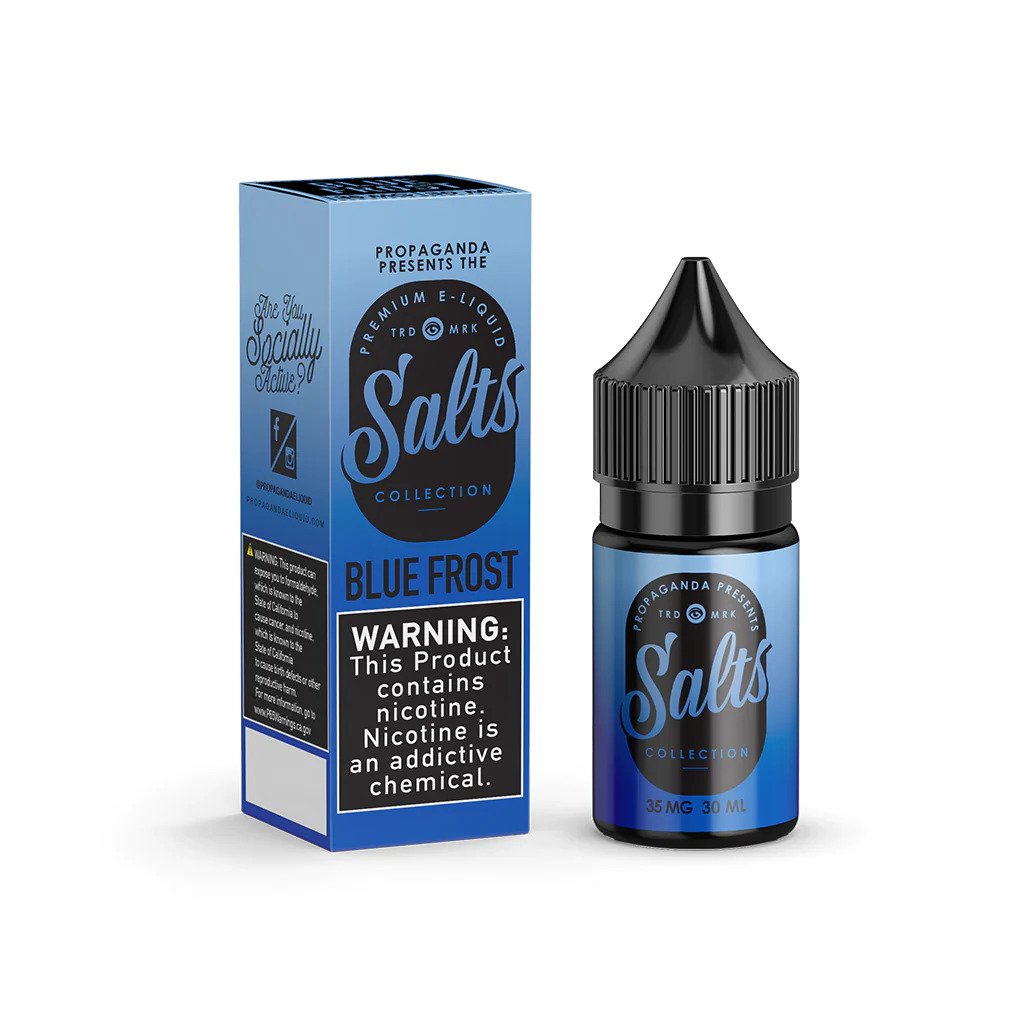 PROPAGANDA THE HYPE SALT E-LIQUID 30ML (BLUE FROST, 35MG)