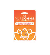 PURE OHMS 7 Hydroxy 18mg 4ct Tablets (10pcs) (CITRUS SPLASH)