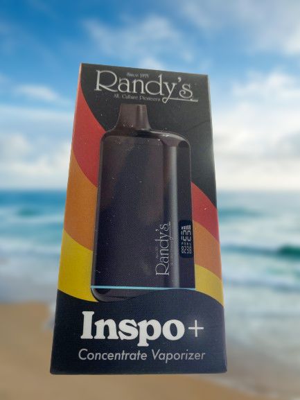 RANDY'S INSPO + PLUS CONCENTRATE VAPORIZER, 5/10 THREAD (1pc) (MSRP: $34.99ea) (NOIR BLACK)