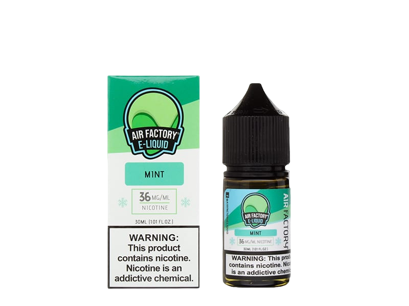 AIR FACTORY SALT E-LIQUID 30mL (1pc) (MINT, 36MG)