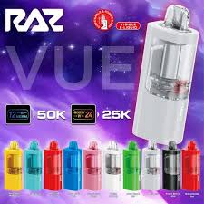 RAZ VUE 50k DISPOSABLE POD (5pcs) (BLUE RAZZ ICE)