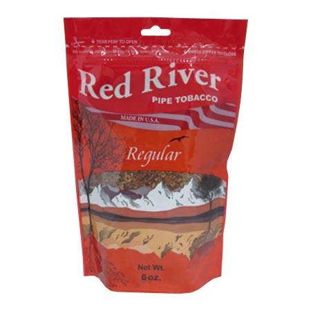 RED RIVER PIPE TOBACCO 6oz BAG (1pc) (REGULAR (RED))