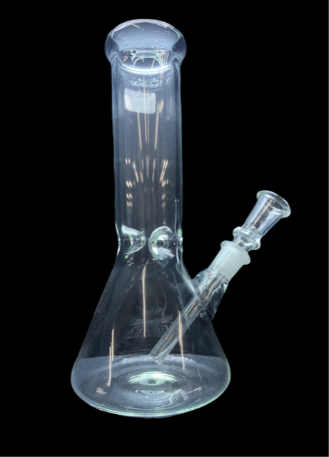 8" CLEAR BEAKER WATER PIPE (1pc)