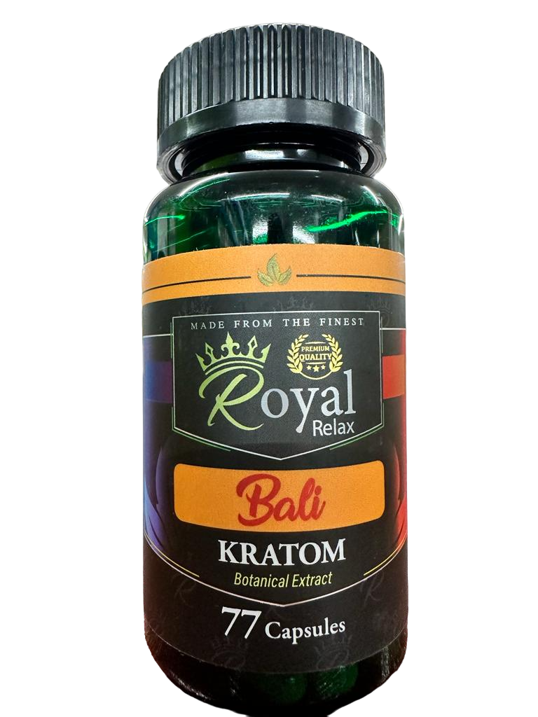 Royal Kratom 77ct Capsules (1pc) (MSRP $17.99) (Bali)