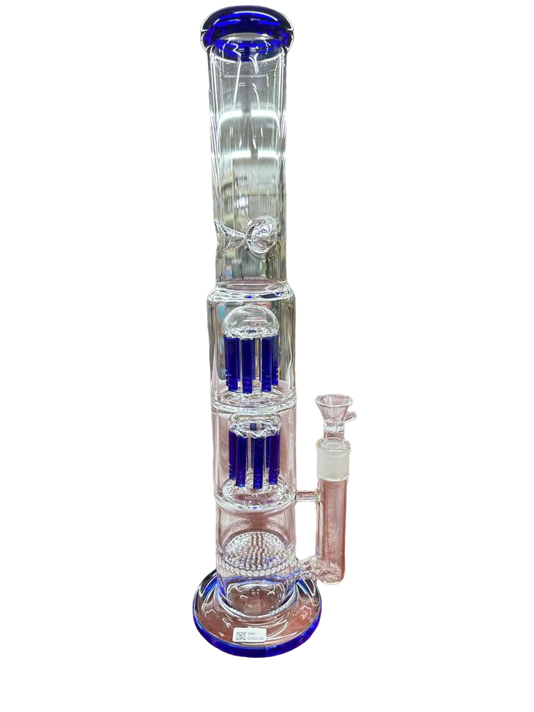 17&quot; DOUBLE TREE PERC WATER PIPE (1pc)