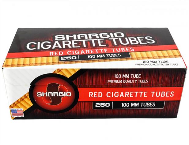 SHARGIO TUBES 100s 250ct- SLEEVE (4pcs) (RED/ FULL FLAVOR)