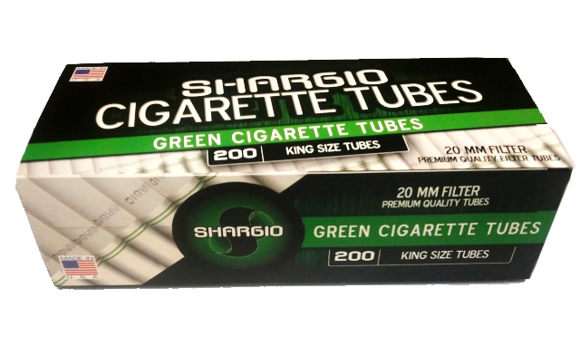 SHARGIO TUBES KING SIZE MENTHOL 200ct- SLEEVE (5pcs)