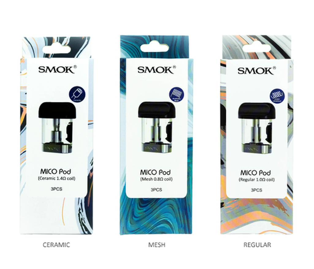 SMOK MICO POD- 3PCS (CERAMIC 1.4)