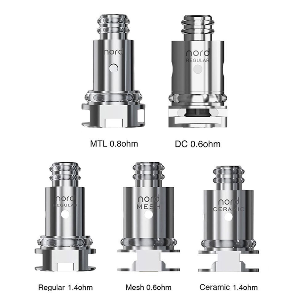 SMOK NORD COILS- 5PCS (DC 0.8 MLT)
