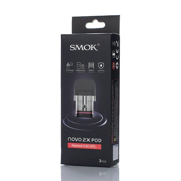 SMOK NOVO 2X POD (3pcs) (MESHED 0.9 MTL)