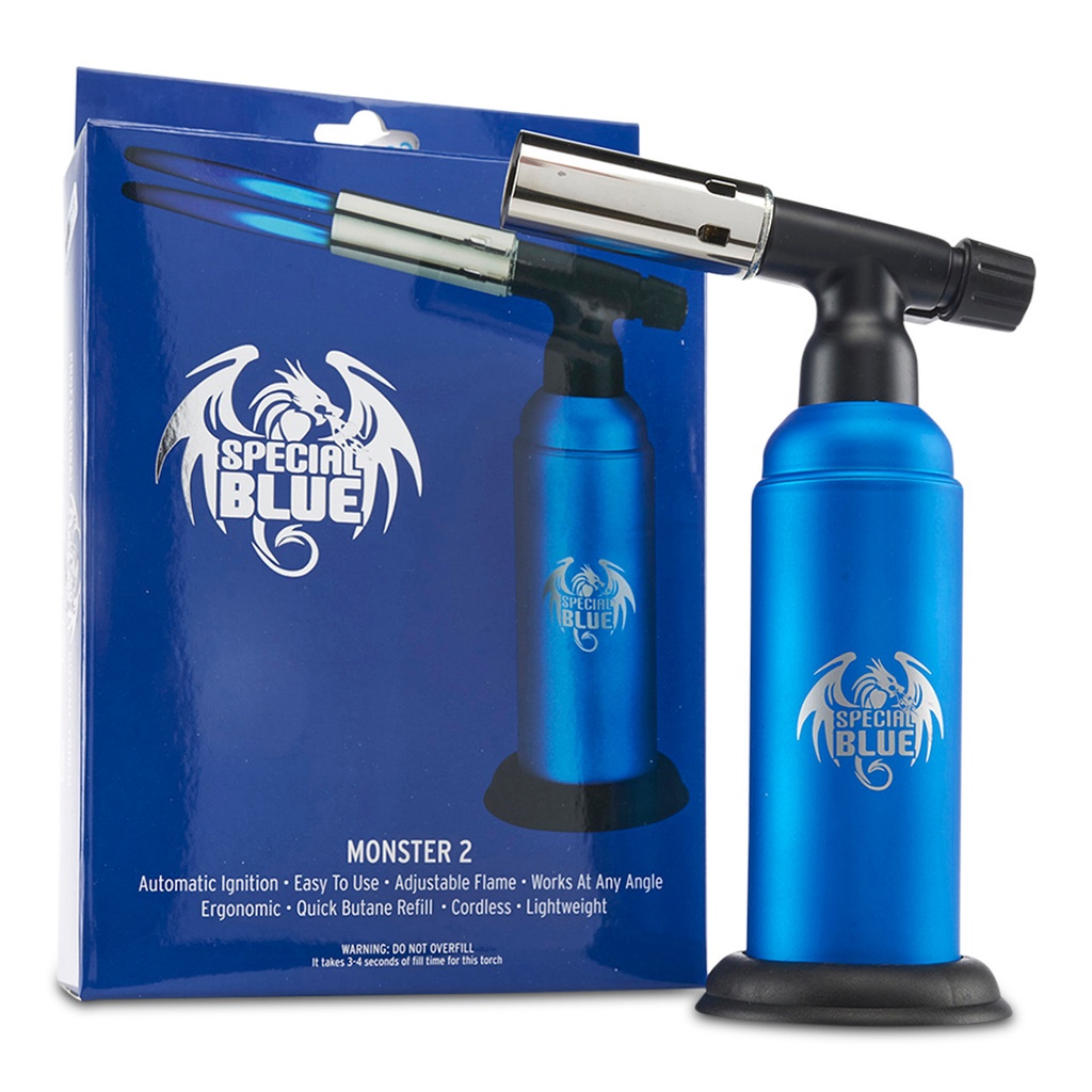 SPECIAL BLUE MONSTER 2- DOUBLE FLAME TORCH (1pc) (Blue)