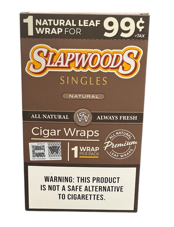 SLAPWOODS SINGLES 1/$.99 (20pcs)