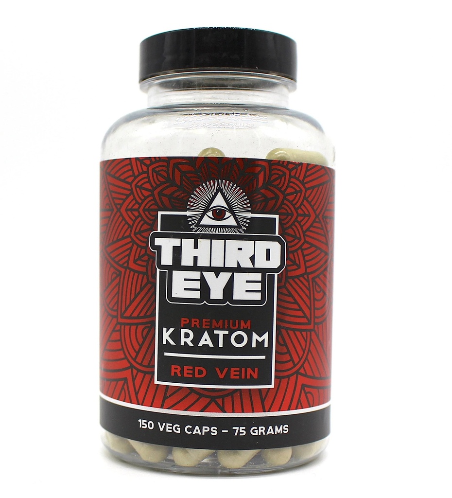 THIRD EYE KRATOM 150ct CAPSULES (1pc) (Red Vein)