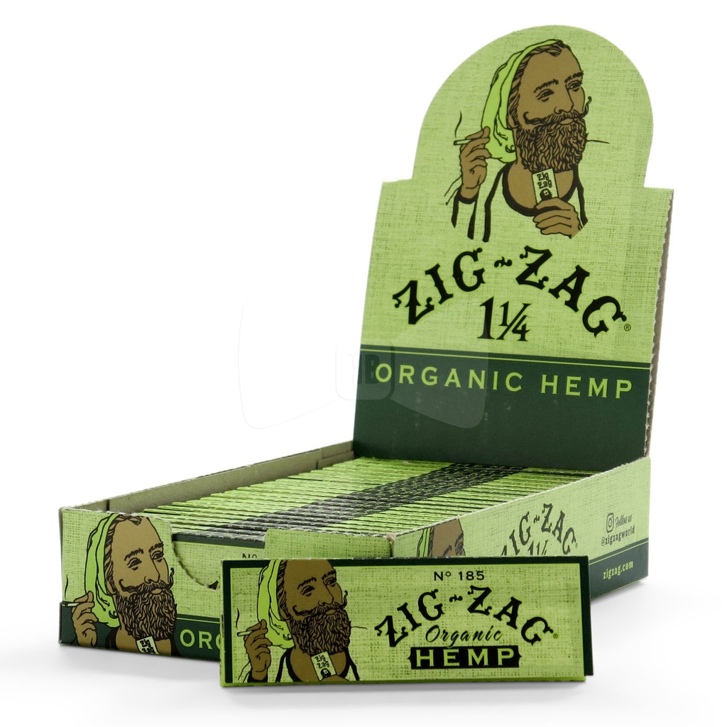 ZIG ZAG ORGANIC HEMP 1 1/4 PAPERS (24pcs)