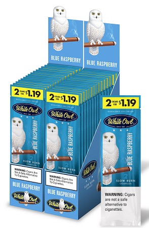 WHITE OWL RILLO 2pk/$1.19 (30pcs) (Blue Raspberry)