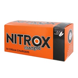 Nitro X (orange) Cream Chargers 50pk (12pcs)FOR FOOD PREP ONLY 18+