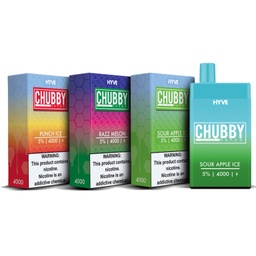 HYVE X CHUBBY 4000 PUFF RECHARGEABLE DISPOSABLE (5pcs)