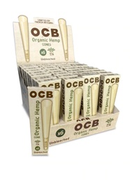 OCB ORGANIC HEMP CONES 1 1/4 6pk (32pcs)