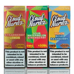 CLOUD NURDZ E-LIQUID 100mL 0% NIC (1pc)