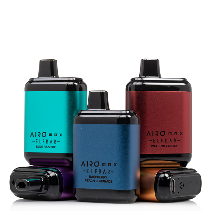AIRO MAX BY ELFBAR 5000 PUFF RECHARGEABLE DISPOSABLE (10pcs)