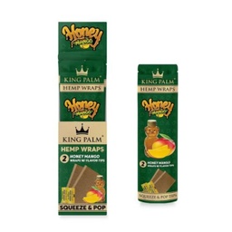 KING PALM HEMP WRAPS 2pk (15pcs) (MSRP: $1.59ea)