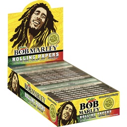 BOB MARLEY PURE HEMP ROLLING PAPERS 1 1/4 50pk (25pcs)