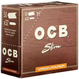 OCB VIRGIN KING SLIM PAPERS 32pk (24pcs)