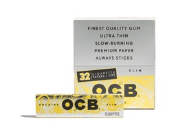 OCB SOLAIRE KING SLIM PAPERS + TIPS 32pk (24pcs)