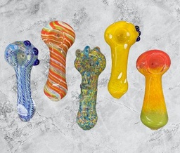 3&quot; Mix Design &amp; Color Glass Hand  Pipes