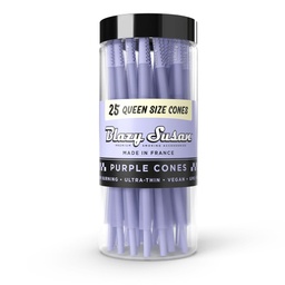 BLAZY SUSAN PURPLE QUEEN SIZE CONE (25PK JAR) 1PCS