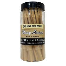 BLAZY SUSAN UNBLEACHED KING SIZE CONE (50PK JAR) 1PCS