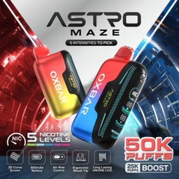 OX BAR ASTRO 50K PUFFS (5pcs)