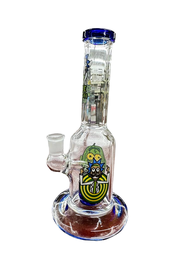 8&quot; TBH SINGLE PERC STRAIGHT WATER PIPE (1pc)