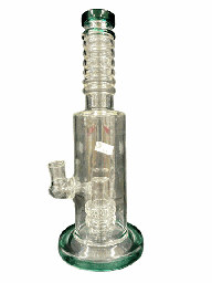 10&quot; BUBBLE NECK WATER PIPE W/ PERC (1pc)