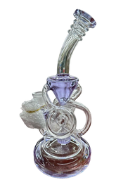 Wide Base Recycler 11&quot; Water Pipe (1pc)