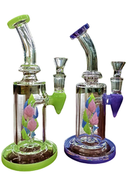 Fancy Leaf Design Water Pipe (1pc)