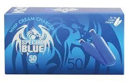 Special Blue Cream Chargers 50ct (12pcs)FOR FOOD PREP ONLY 18+