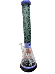 17.5" FROSTED GEAR DESIGN BEAKER (1pc)