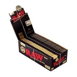 Raw Classic Black Single Wide Double Pack (25pcs)
