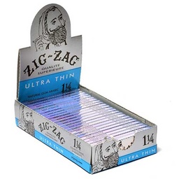 ZIG ZAG ULTRA THIN 1  1/4 ROLLING PAPERS (24pcs)