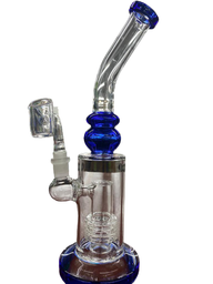 11&quot; SINGLE PERC CRAZY 8 WATER PIPE (1pc)