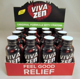 VIVA ZEN ORIGINAL KRATOM/HERBAL SHOT 1.9oz. (12pcs) (MSRP: $5.99ea)