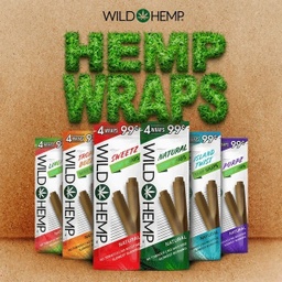 WILD HEMP 4PK WRAPS FOR $.99 (20pcs)