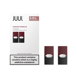 JUUL VIRGINIA TOBACCO 3% 2PK- 8PCS